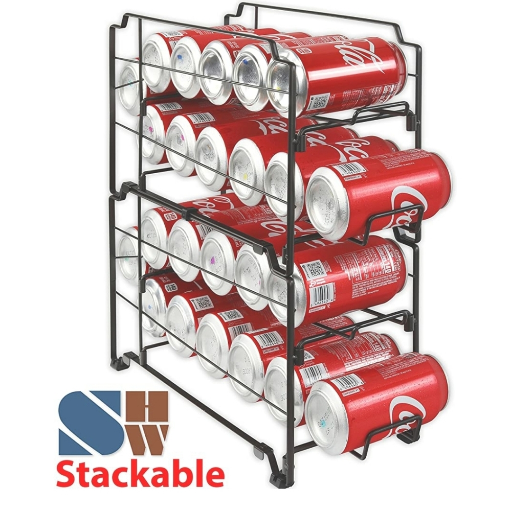 ๐๏ธ 2 Pack Stackable Soda Can Dispenser Rack - Picture 2 of 6